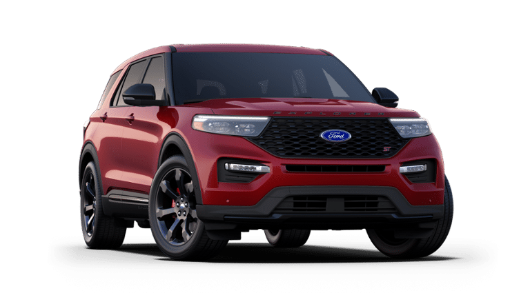 21 Ford Explorer St Rapid Red 3 0l Ecoboost V6 Engine With Auto Start Stop Technology Mcdonnell Motors